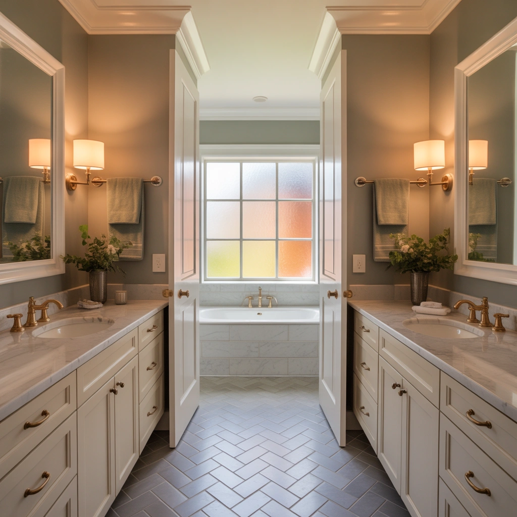 Use Matching Design Elements Between Both Bedroom Entrances