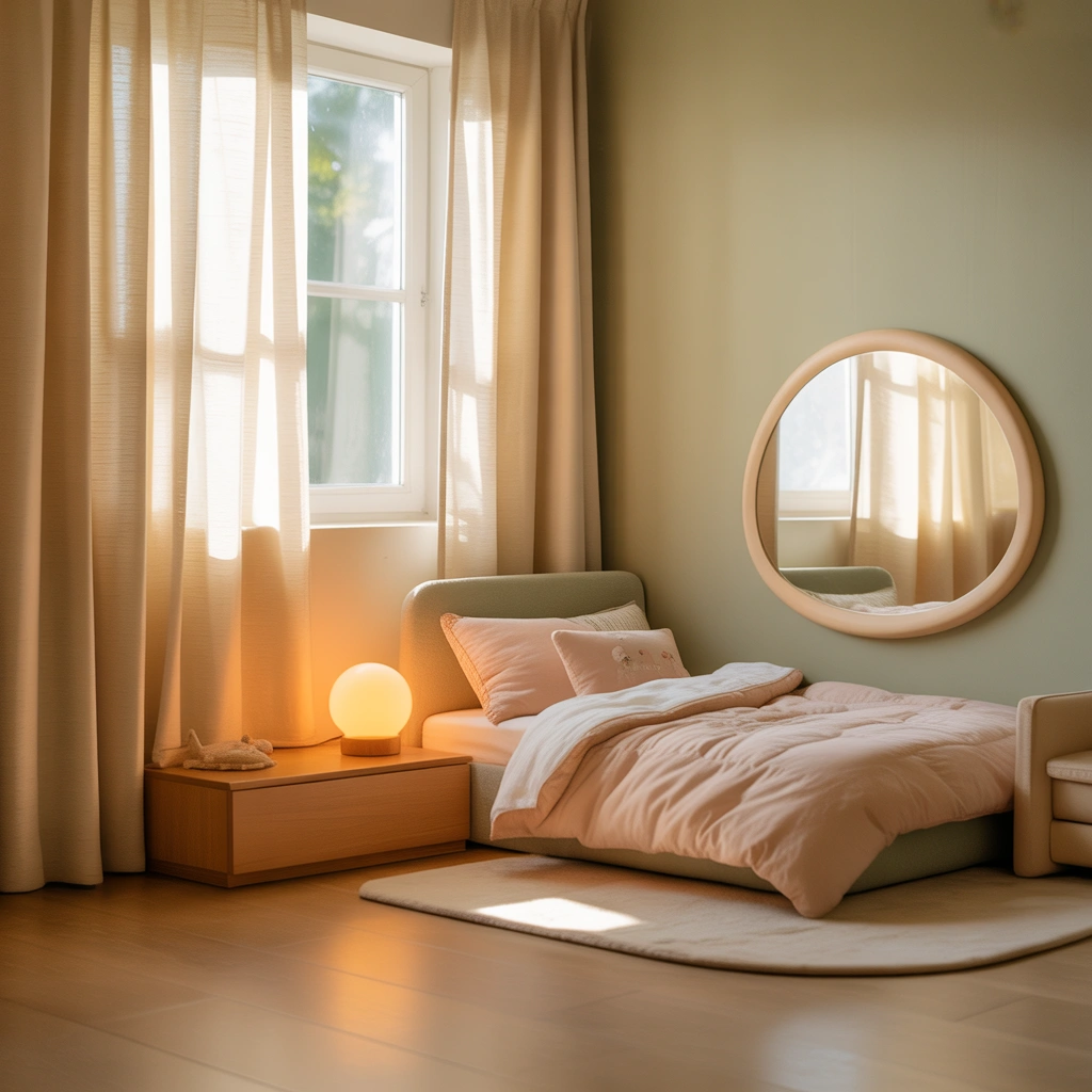 Use Mirrors and Lighting Tricks to Make a Small Toddler Room Feel Bigger