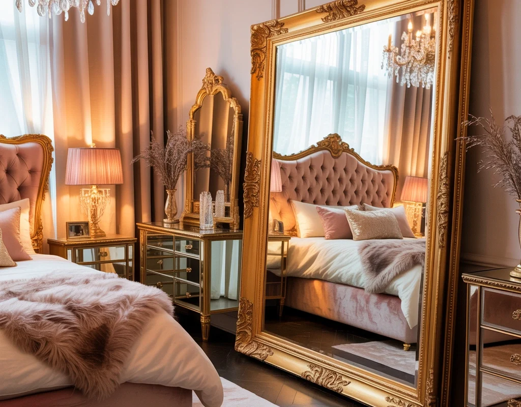 Use Oversized Mirrors to Reflect Light