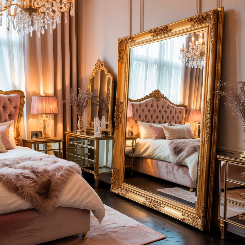 Use Oversized Mirrors to Reflect Light