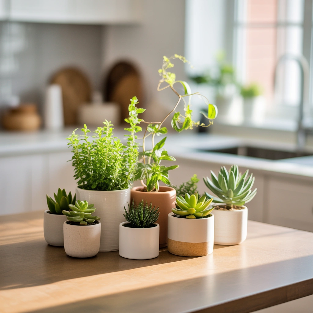 Use Small Potted Plants