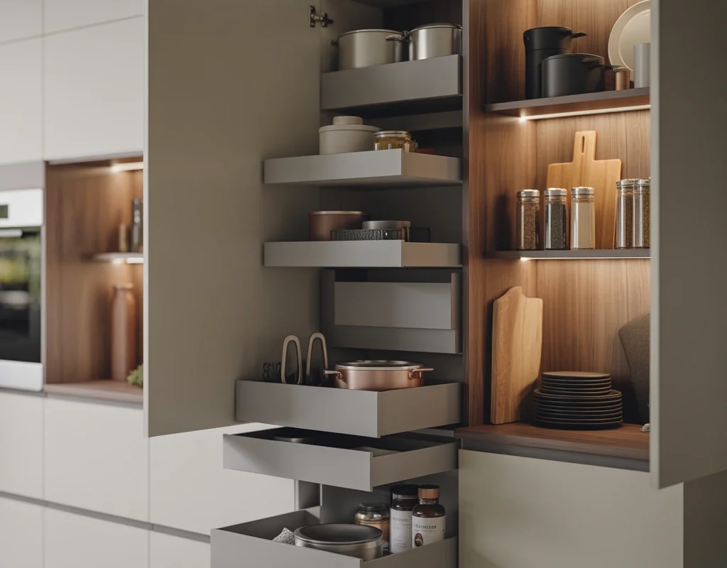 Use Smart Interior Cabinet Storage