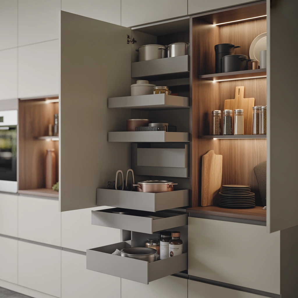 Use Smart Interior Cabinet Storage