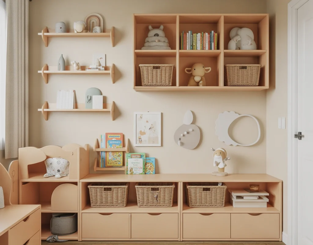 Use Vertical Storage Solutions to Keep Toys Organized in a Small Bedroom