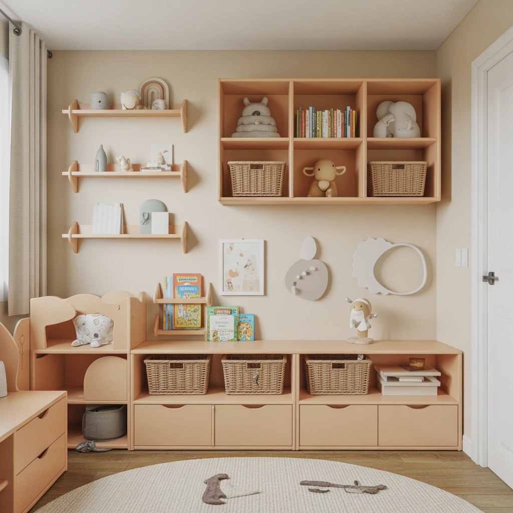 Use Vertical Storage Solutions to Keep Toys Organized in a Small Bedroom