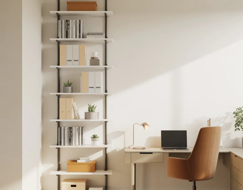 Use Vertical Storage to Save Floor Space