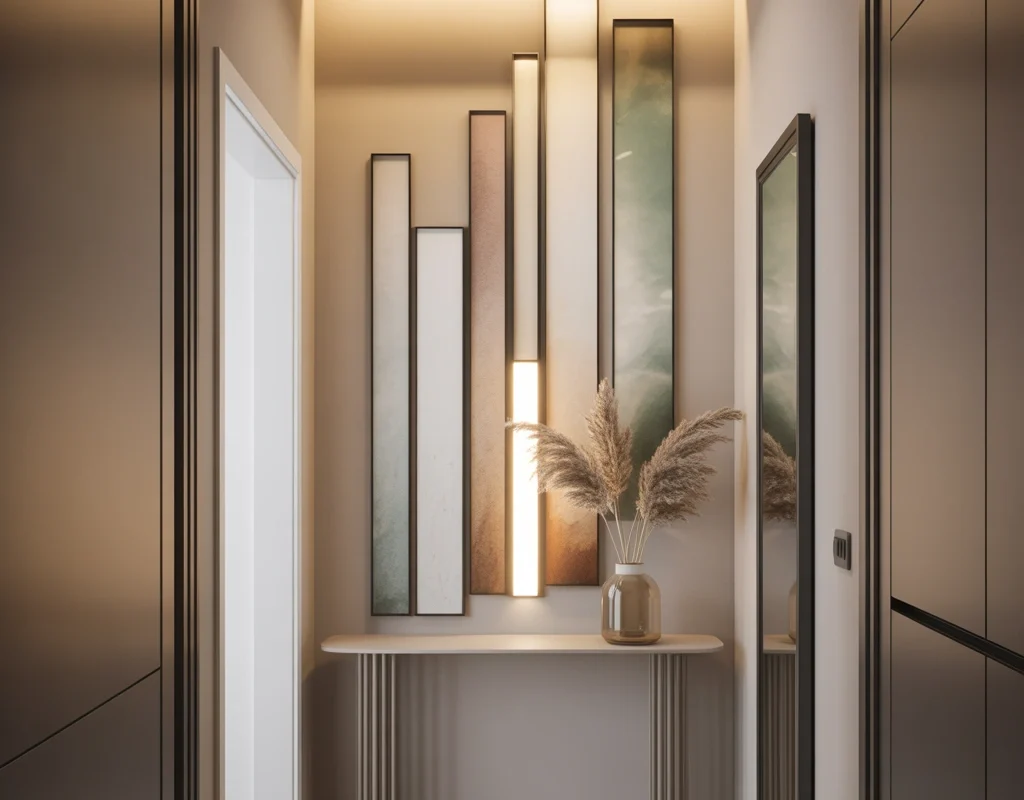 Use Vertical Wall Decor to Make the Ceiling Feel Higher
