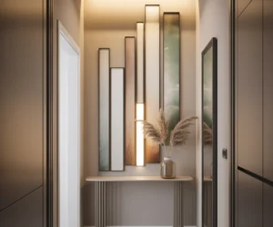 Use Vertical Wall Decor to Make the Ceiling Feel Higher