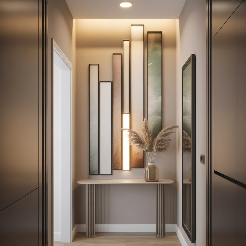 Use Vertical Wall Decor to Make the Ceiling Feel Higher
