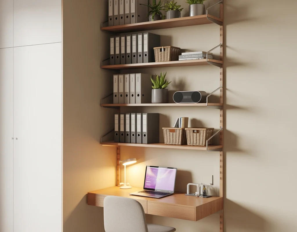 Use Vertical Wall Storage