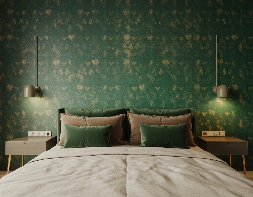 Use Wallpaper to Create a Statement Bed Wall