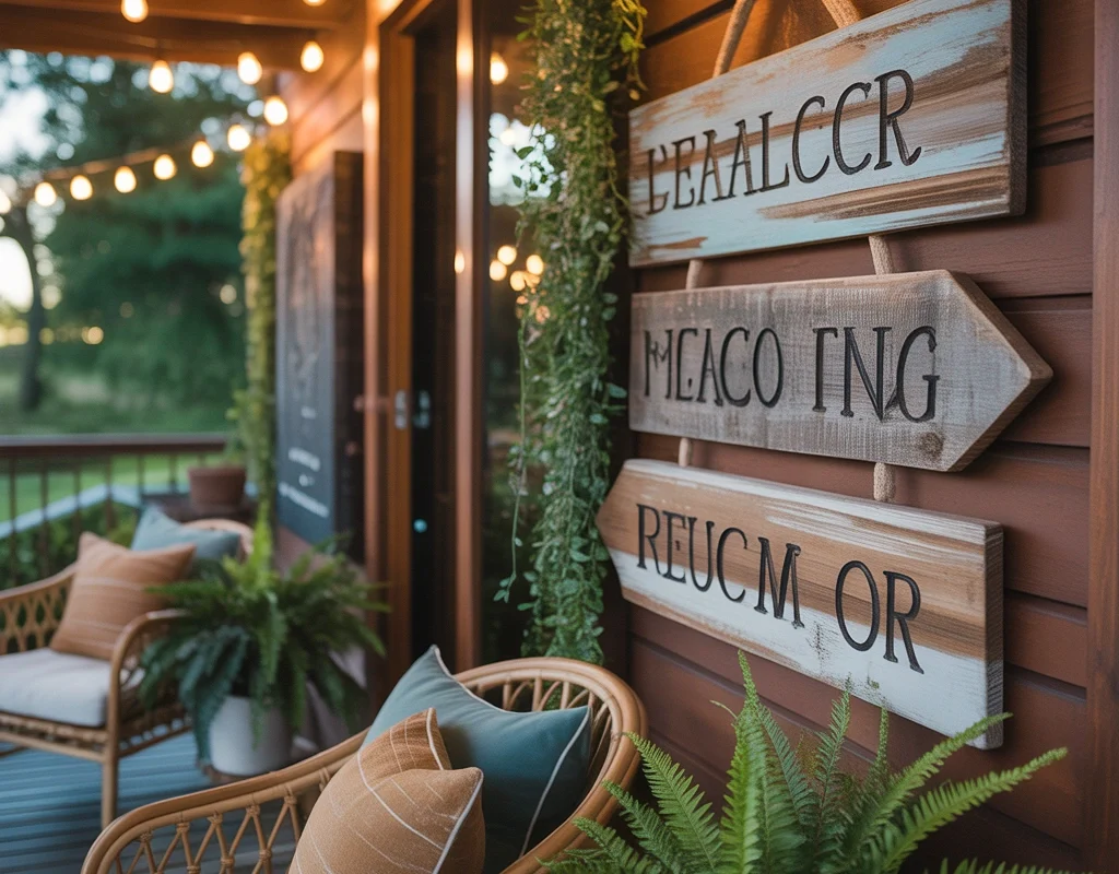 Use Wooden Signs Carefully