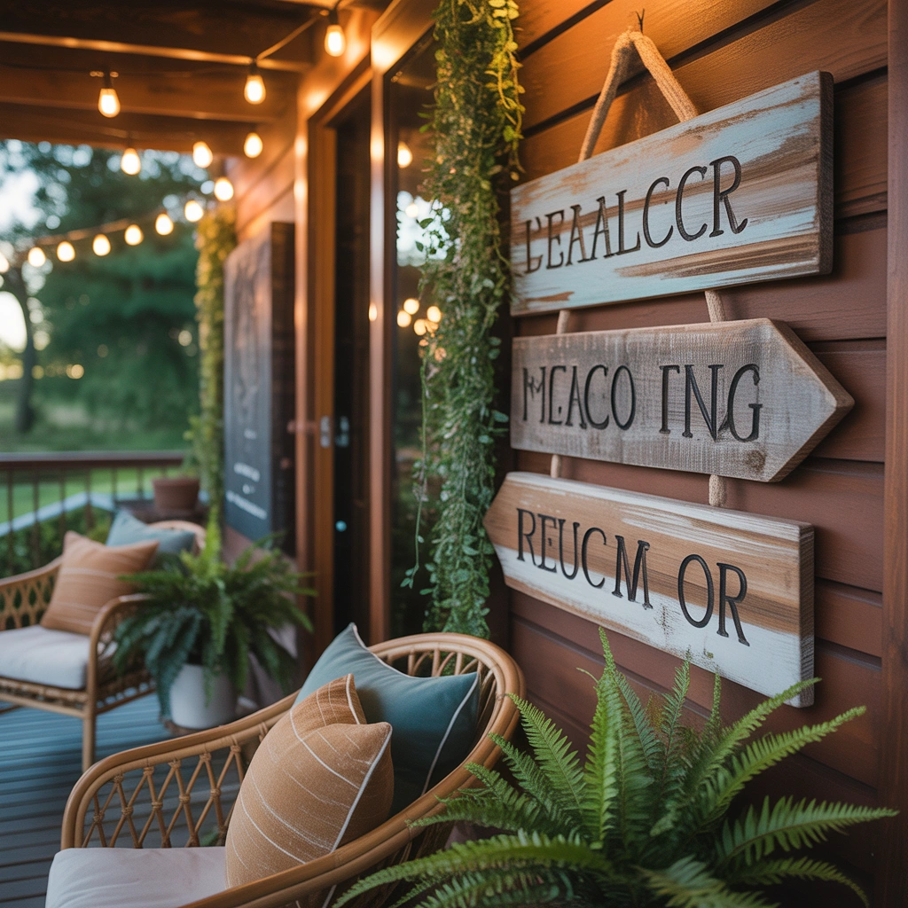 Use Wooden Signs Carefully