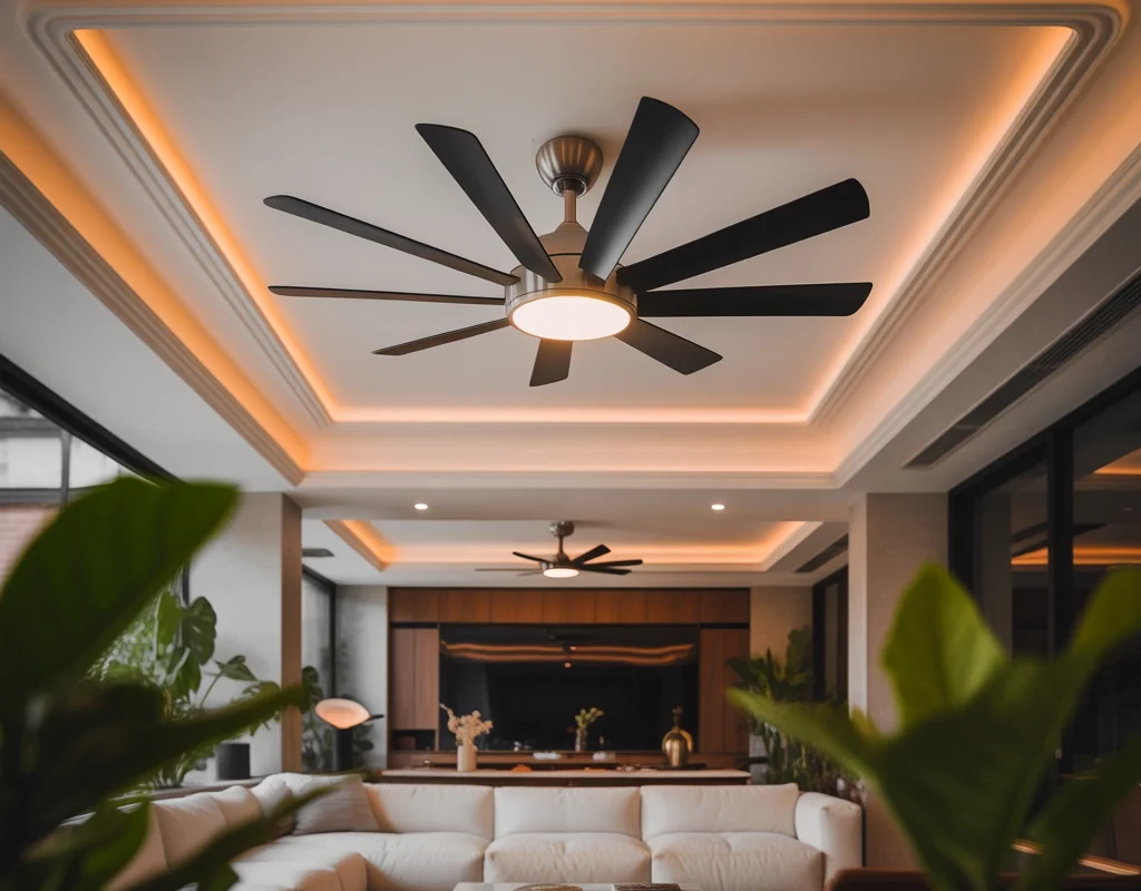 Use a Ceiling Fan as Part of the Design