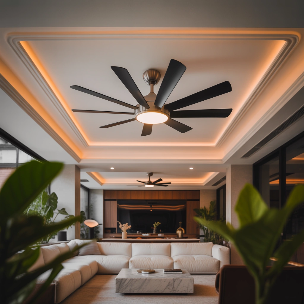 Use a Ceiling Fan as Part of the Design