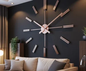 Use a Clock on an Accent Wall