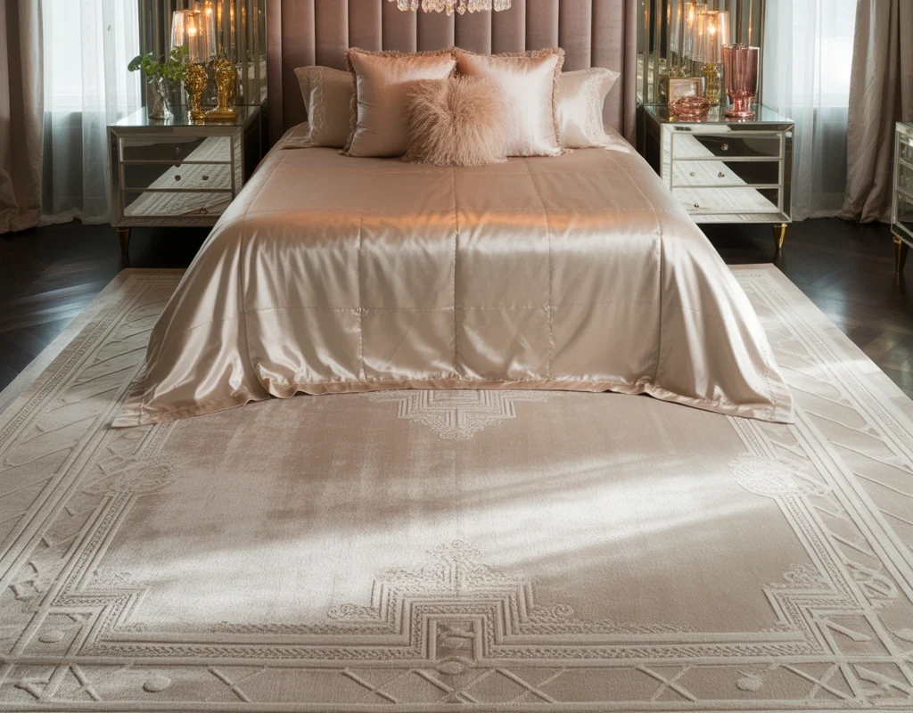 Use a Glamorous Area Rug