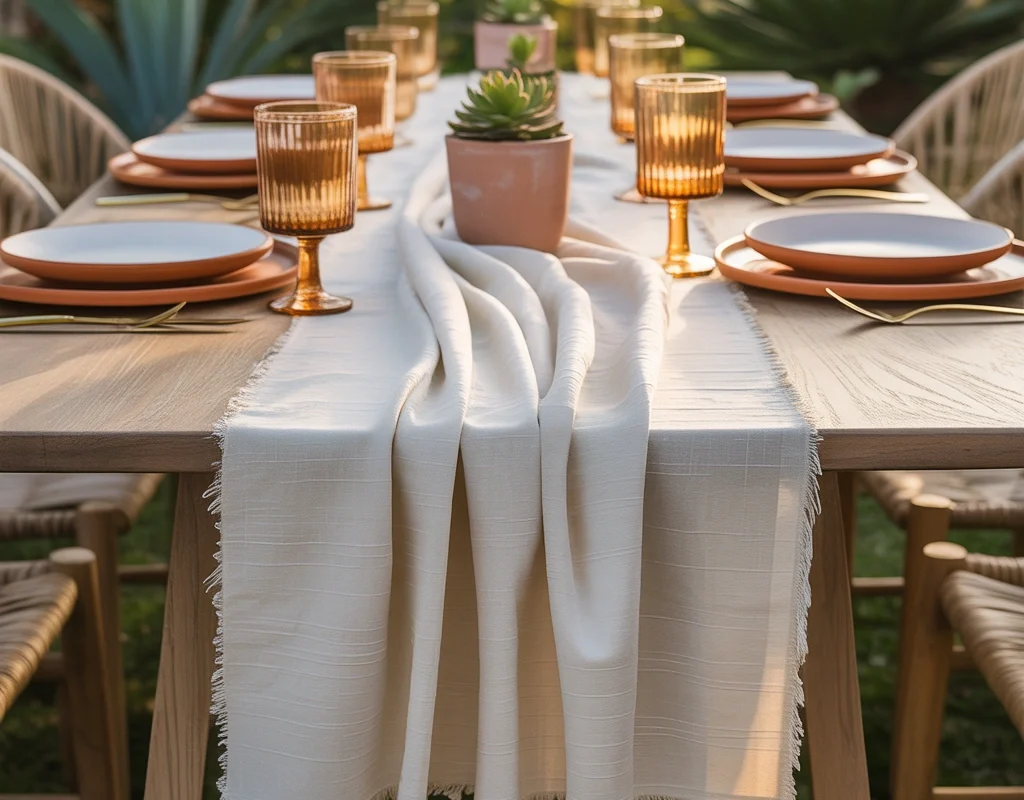 Use a Linen Table Runner