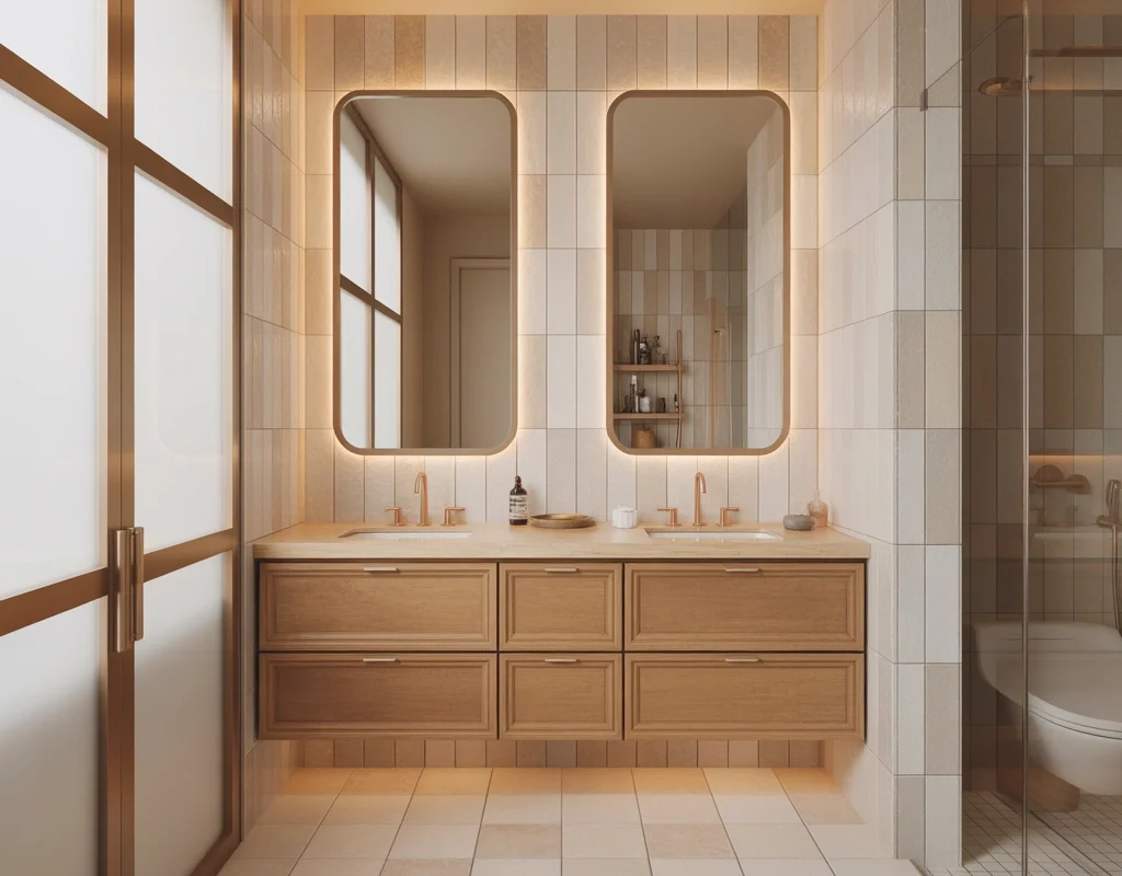 Use a Neutral Color Palette for a Timeless Bathroom Design