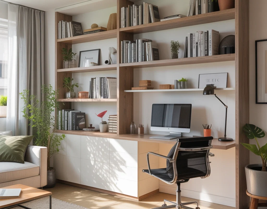 Use a Room Divider to Separate Your Workspace