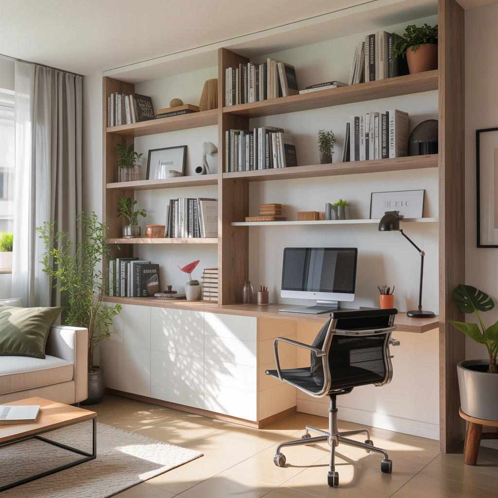 Use a Room Divider to Separate Your Workspace