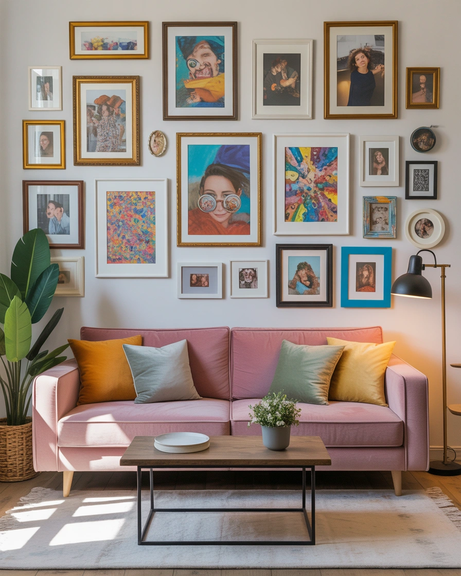 Add A Gallery Wall Filled With Memories And Personality