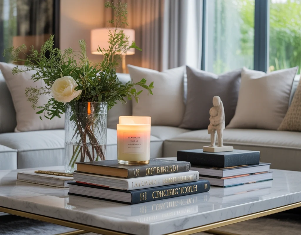 Add Coffee Table Books for an Elegant Designer Look