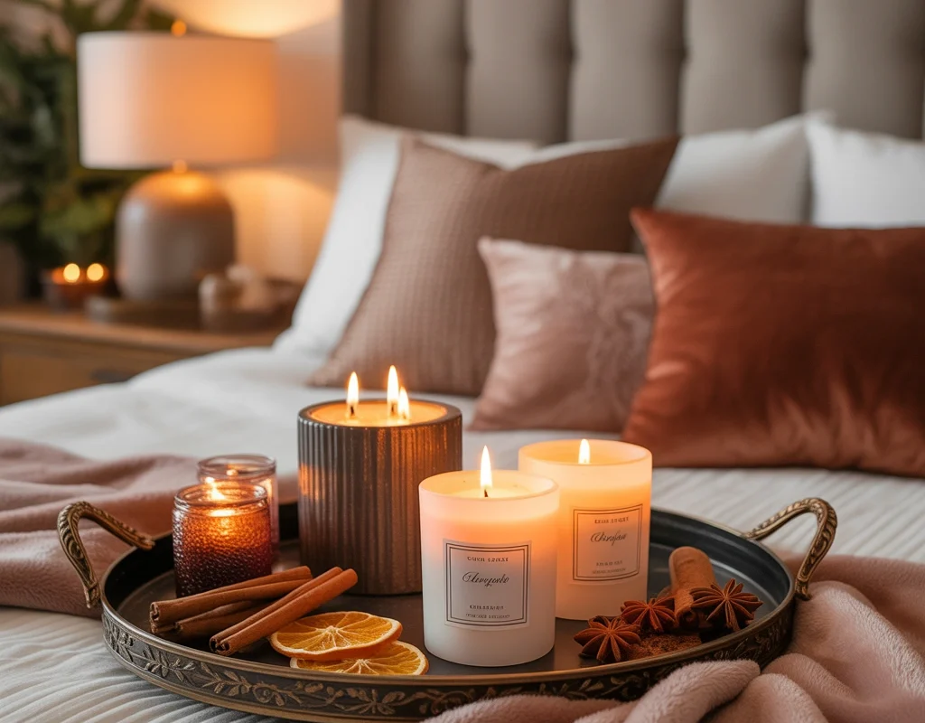 Add Fall Themed Candles and Seasonal Scents