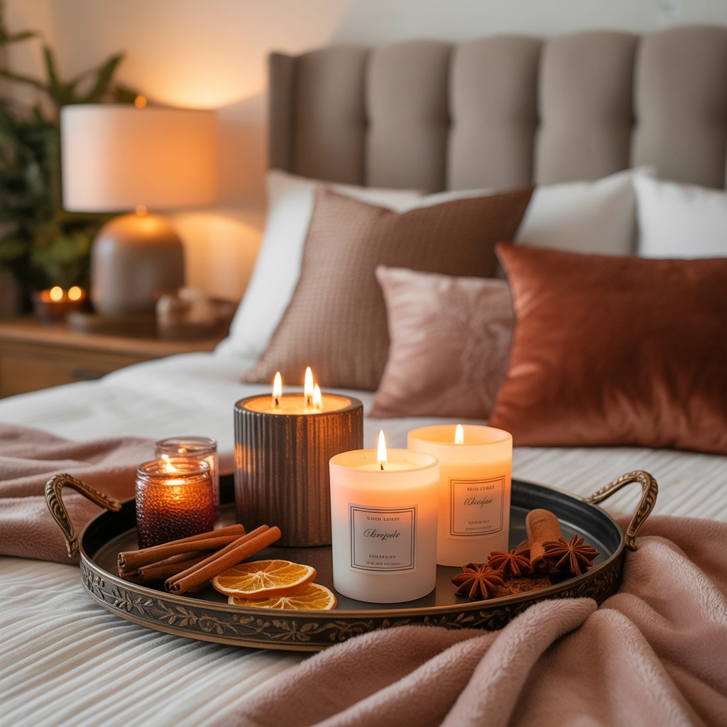 Add Fall Themed Candles and Seasonal Scents