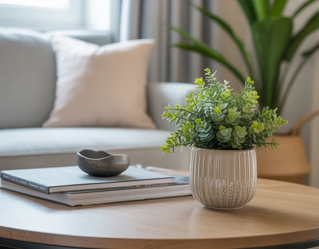 Add Green Plants for a Natural and Refreshing Look