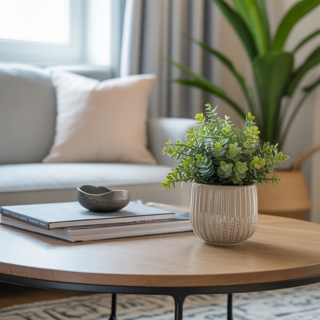 Add Green Plants for a Natural and Refreshing Look