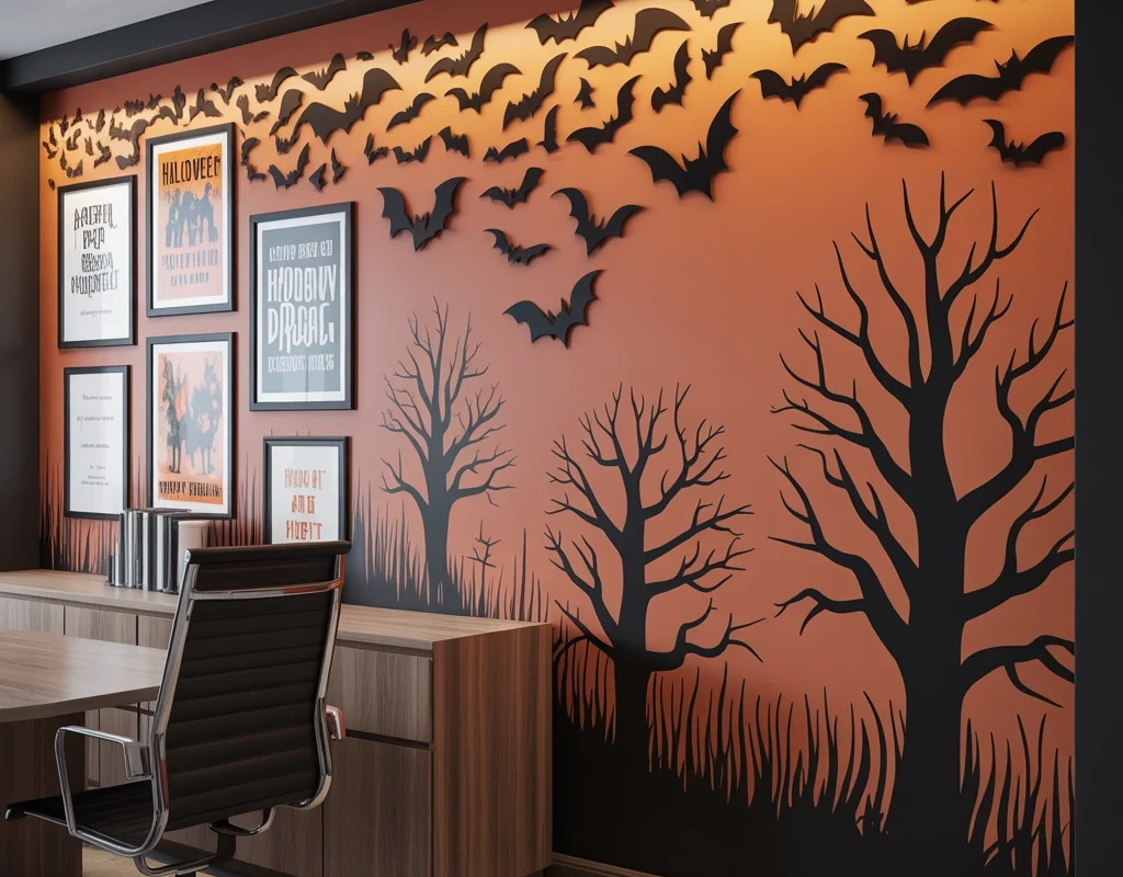 Add Halloween Wall Decorations