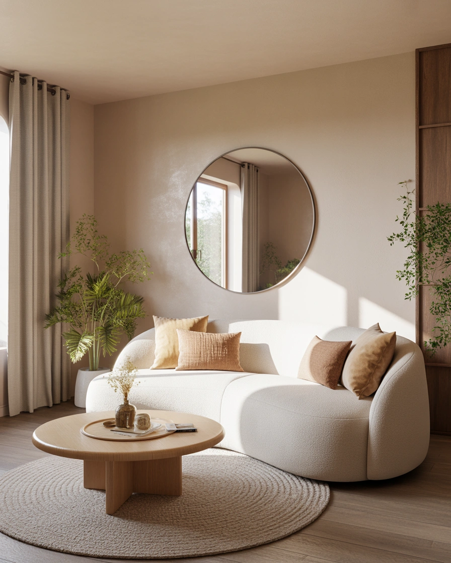 Add Organic Shaped Furniture and Curved Designs
