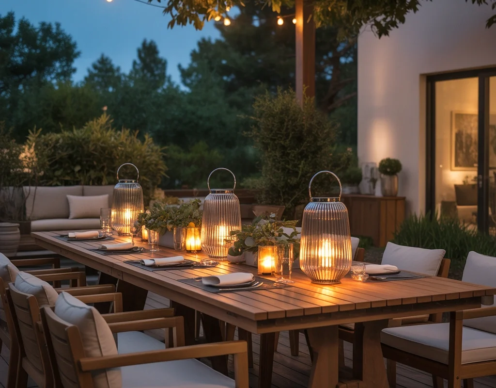 Add Outdoor Lanterns for a Warm and Charming Atmosphere
