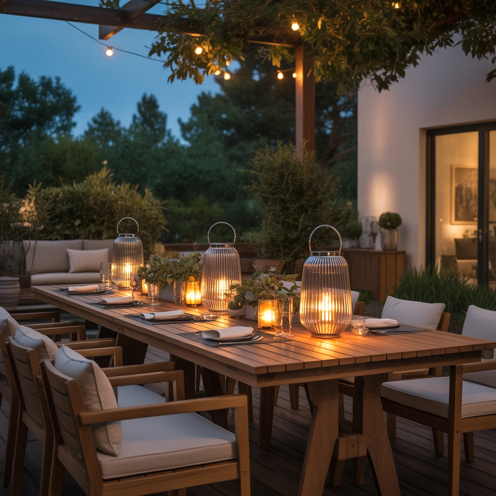 Add Outdoor Lanterns for a Warm and Charming Atmosphere