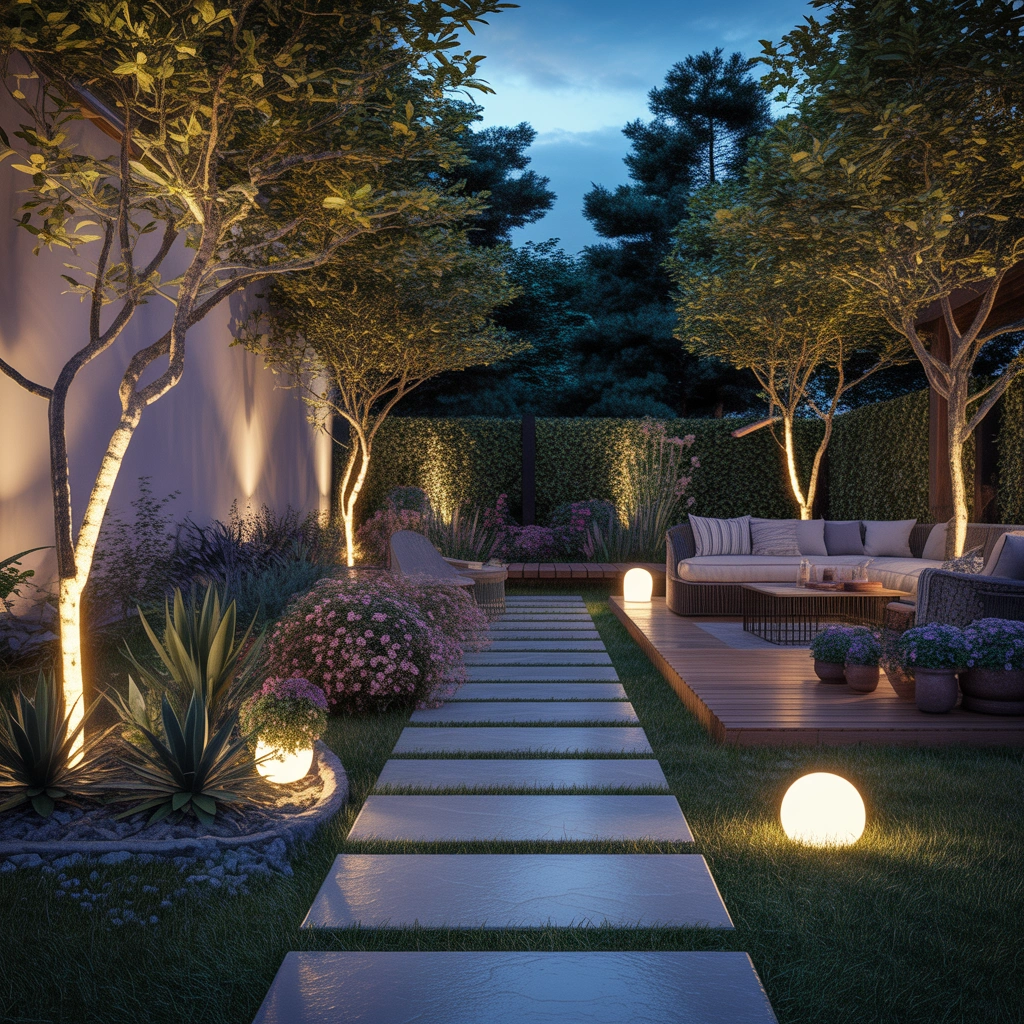 Add Outdoor Plant Lighting for a Magical Garden Atmosphere
