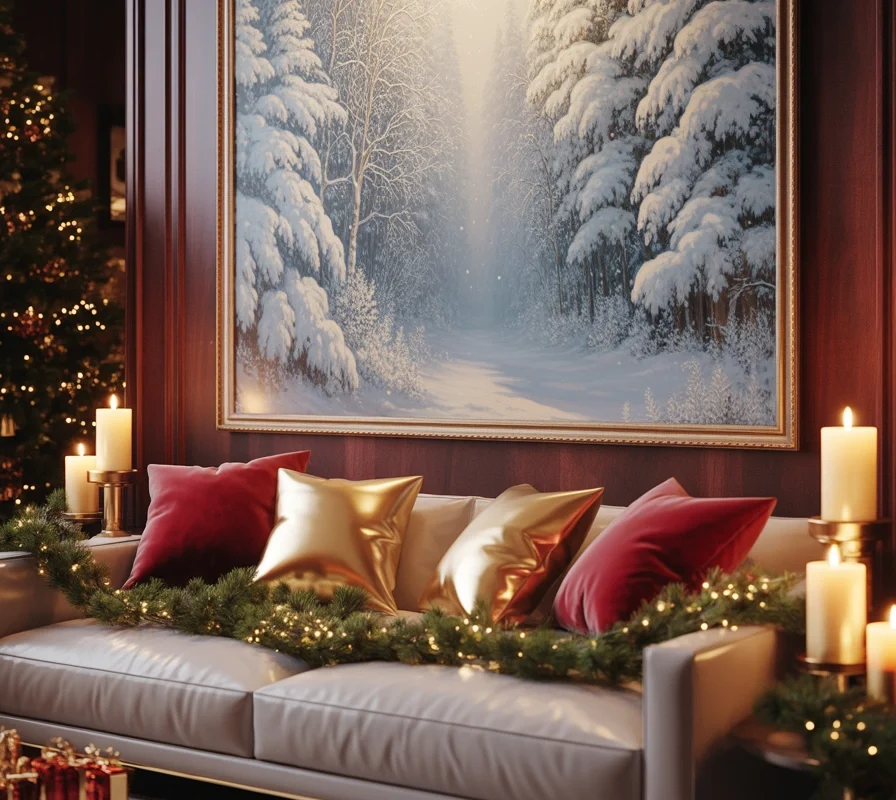Add Oversized Christmas Wall Art