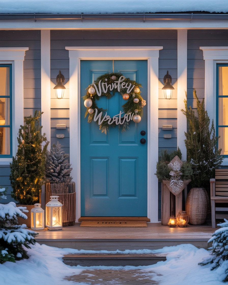 Add Personalized Winter Outdoor Decorations