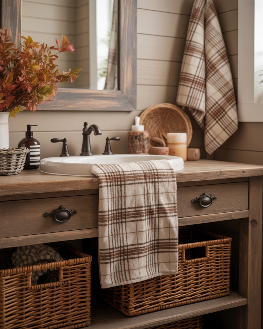 Add Plaid and Seasonal Patterns for a Cozy Autumn Feel