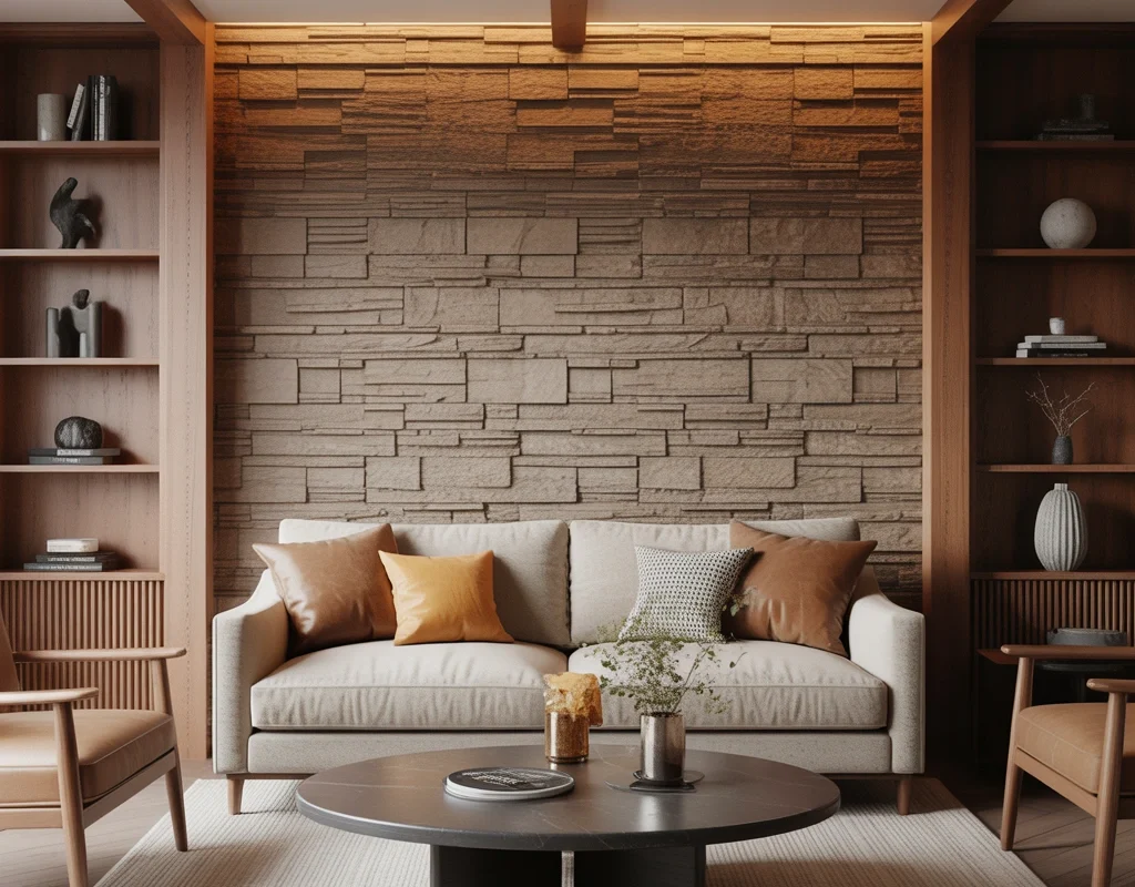 Add Texture With Stone or Brick Wall Decor