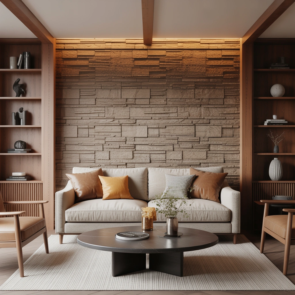 Add Texture With Stone or Brick Wall Decor