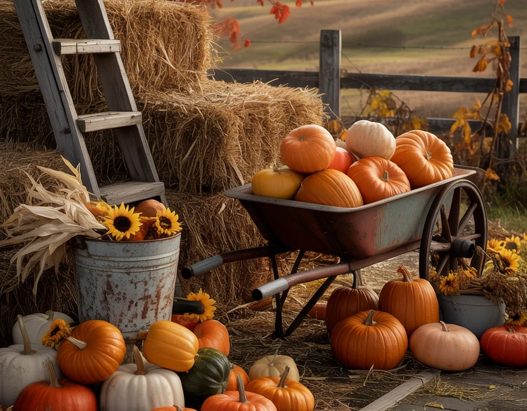 Add Vintage Farm Decorations