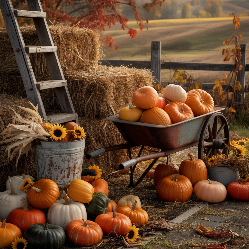 Add Vintage Farm Decorations
