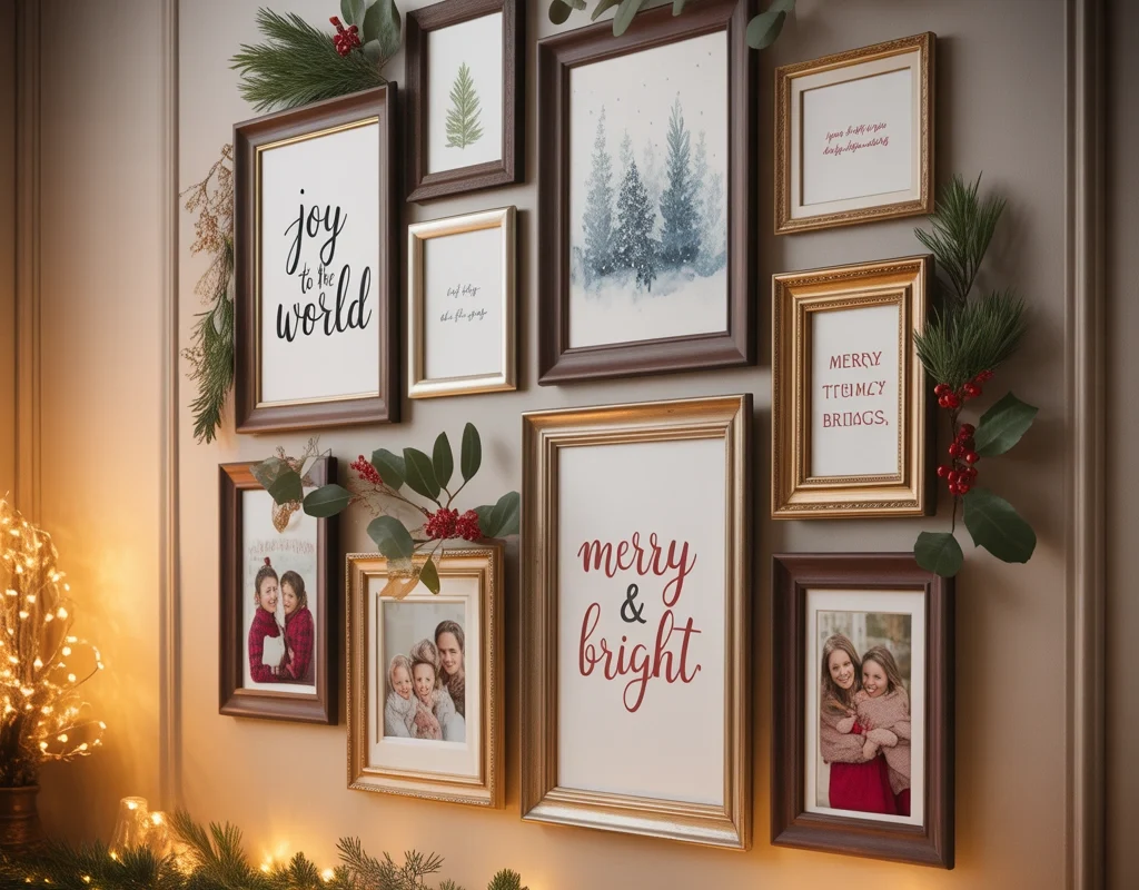 Add a Christmas Gallery Wall or Holiday Artwork