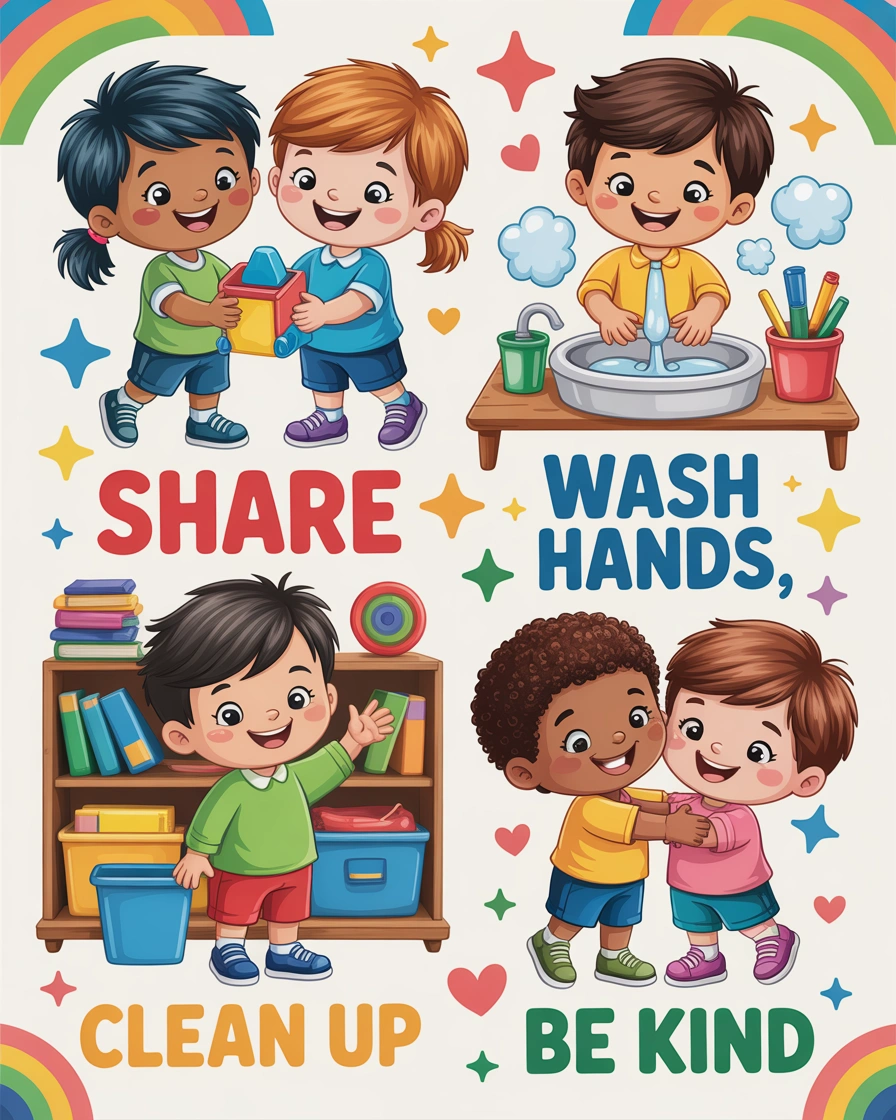Add a Classroom Rules and Good Habits Wall