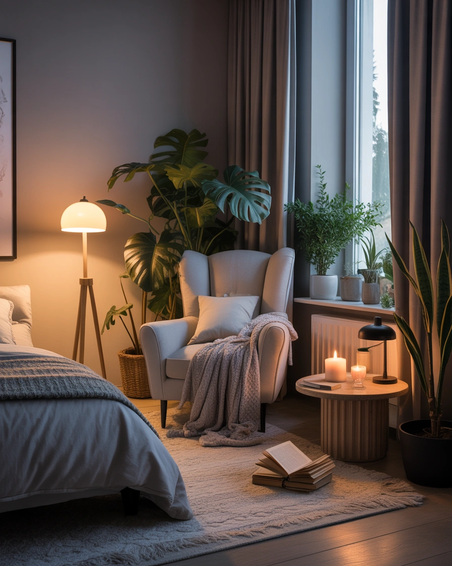 Add a Cozy Reading Corner for Relaxation
