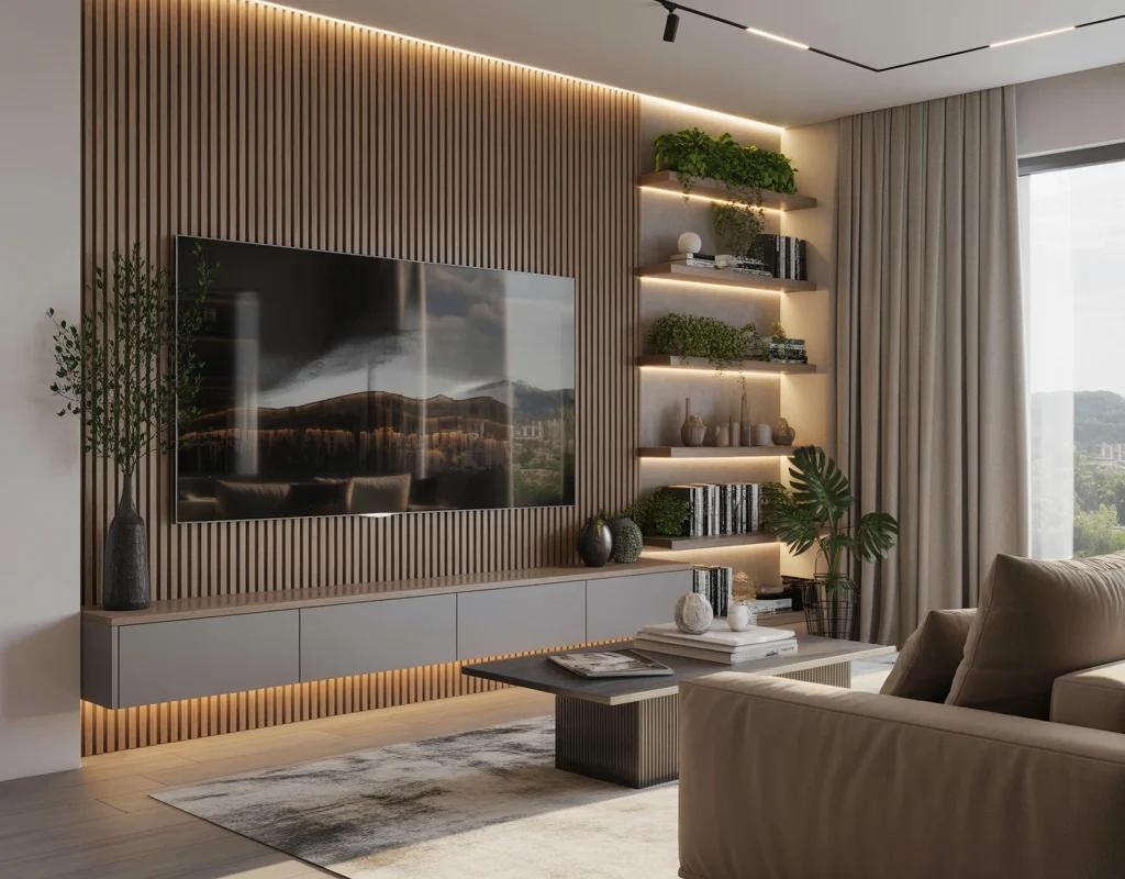 Add a Creative TV Wall Design