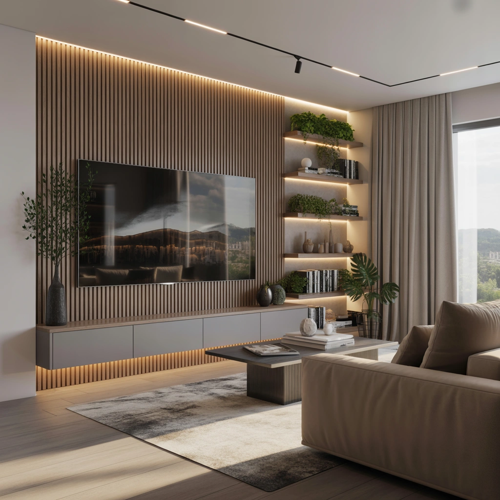 Add a Creative TV Wall Design