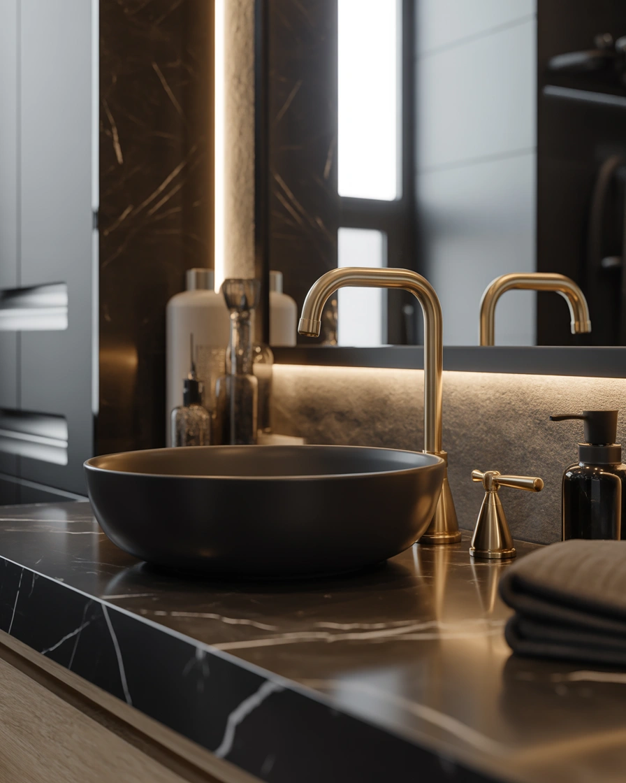 Add a Gold Bathroom Faucet for an Instant Luxury Upgrade