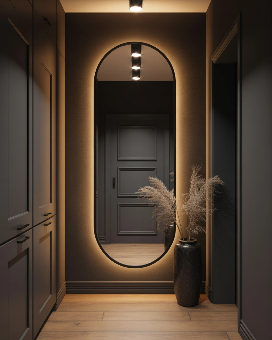 Add a Large Mirror to Create the Illusion of Space
